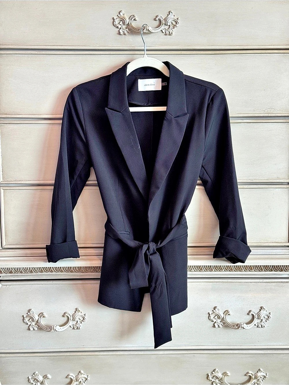 Black Wrap Blazer Like New